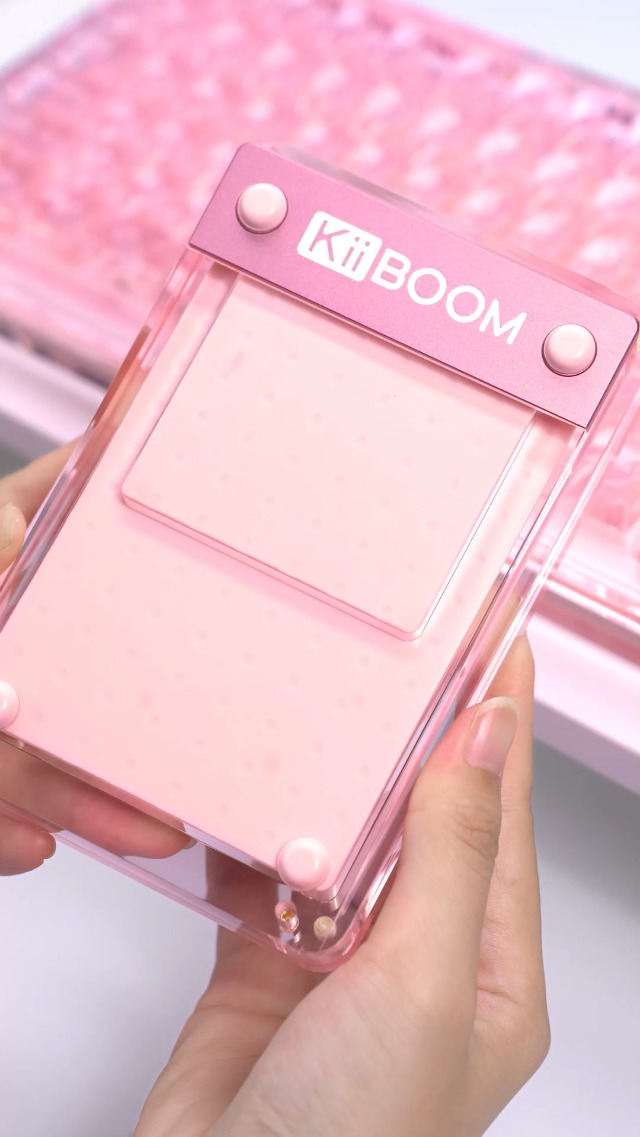 【美品・動作確認済】KiiBOOM Phantom 21 透明テンキー ピンク KiiBOOM Phantom21透明なテンキー